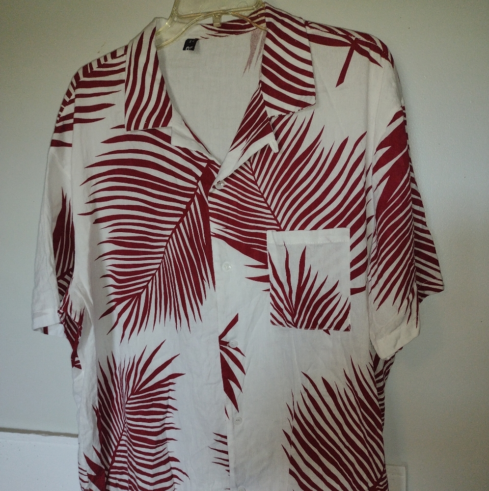 Charmkp R Men's Tropical Shirt Size L